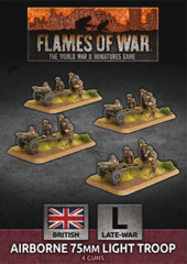 Flames of War - Airborne 75MM Light Troop